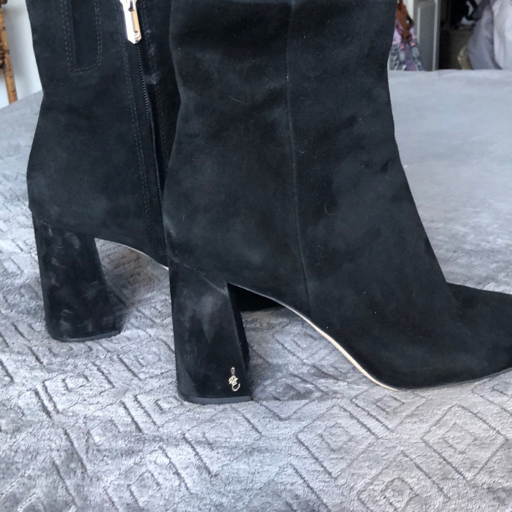 Sam Edelman Black Suede Boots